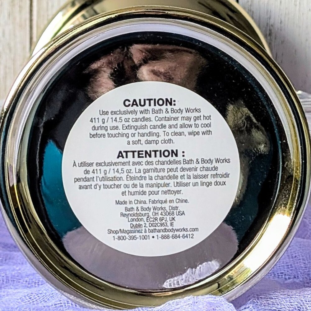 Bath & Body Works Illuminated Light-Up Butterfly 3-Wick Candle Holder NEW - Picture 4 of 6